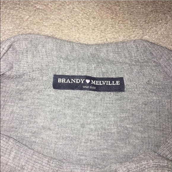 Brandy Melville Tie Shirt - Picture 2 of 3